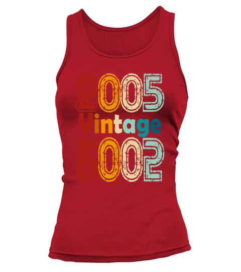 2005 vintage vintage retro birthday gift Tank top Woman