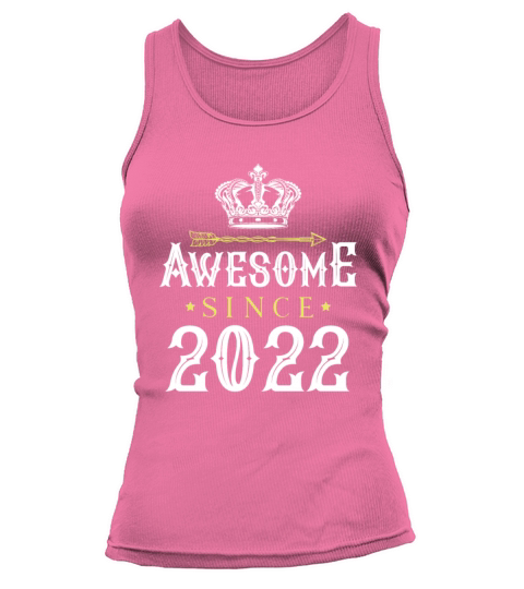 2022 awesome since Tank top Woman