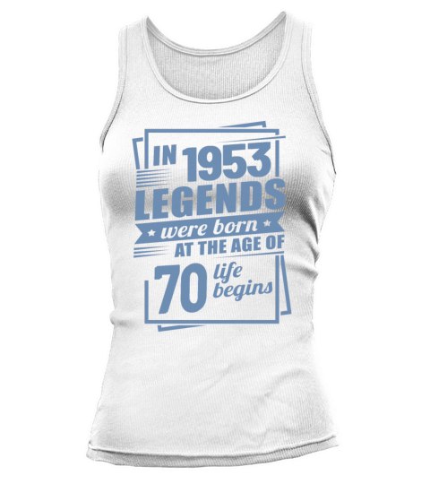 70th Birthday Gift Ideas Vintage 1953 Sayings Tank top Woman