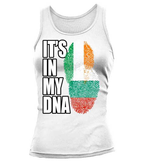 Bulgarian And Irish Mix Heritage DNA Flag Tank top Woman