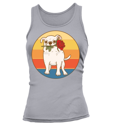 Cute Chihuahua Dog Breed Vintage Retro Sunset Tank top Woman