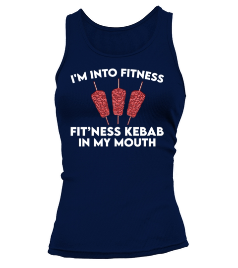 Funny Kebab And Fitness Tank top Woman