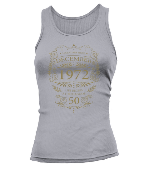 Funny sayings for 50th birthday December 1972 Tank top Woman