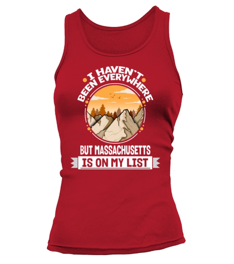 Massachusetts Is On My List Mountain Hiking Tank top Woman