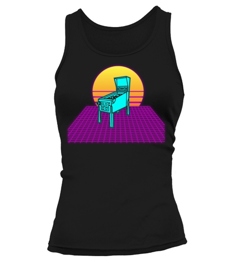 Pinball Machine Retro Vintage Arcade Game Lovers Tank top Woman
