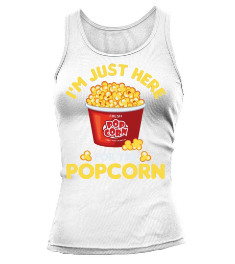 Popcorn Vintage Retro Funny Popcorn Lovers Tank top Woman
