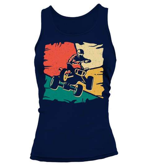 Quad Biker Vintage Offroad 4 wheeler ATV Tank top Woman