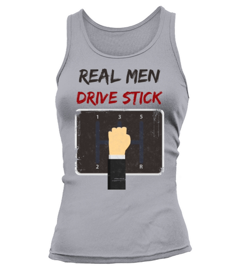 Real Men Stick Racer Gift Racing Friends Sportscar Tank top Woman