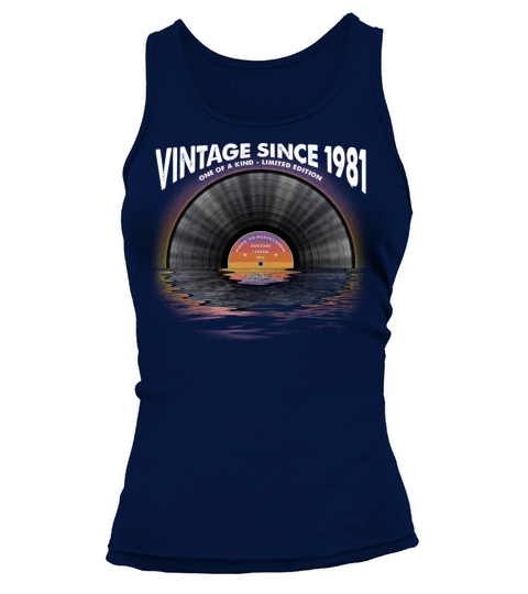 Vintage since 1981 Retro Disco Music Vintage Tank top Woman