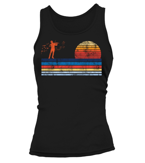 Violin Violinist Retro Vintage Tank top Woman