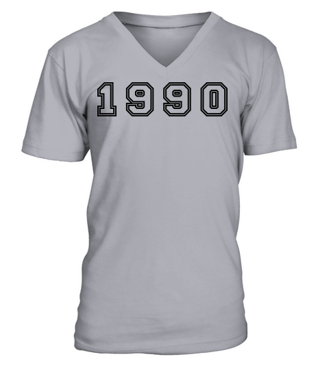 1990 Year Number V-Neck T-shirt