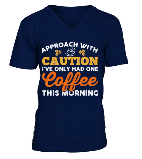 Approach with caution V-Neck T-shirt