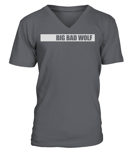 big bad wolf quote V-Neck T-shirt