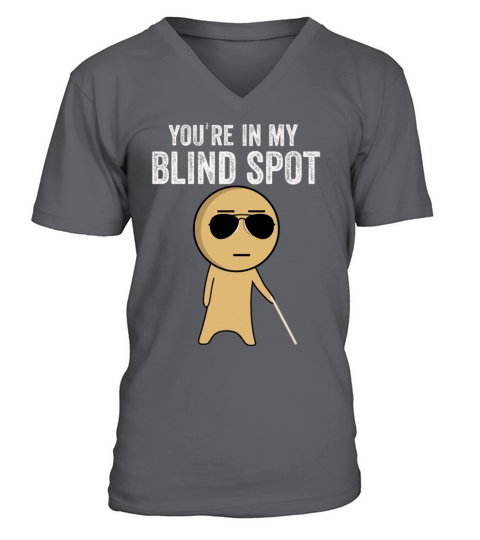 Blind Blindness Awareness Visually Impaired People V-Neck T-shirt