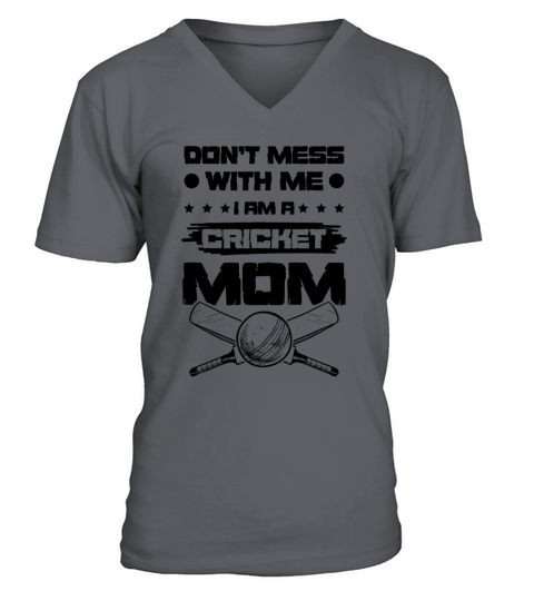 cricket mama V-Neck T-shirt