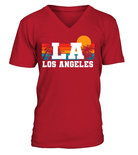 Los Angeles LA California Gift V-Neck T-shirt