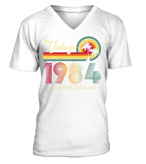 Vintage 1984 Limited Edition V-Neck T-shirt