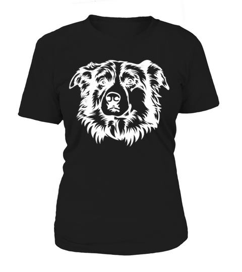 Cute AUSSIE dog face graphic drawing theme Women's T-Shirt