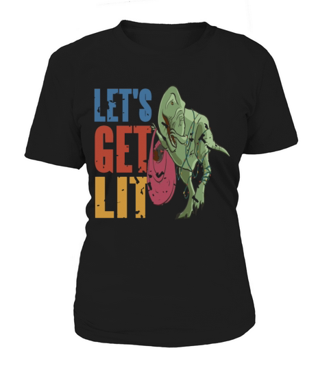 Lets Get LIT Retro Vintage DINO Christmas Designs Women's T-Shirt