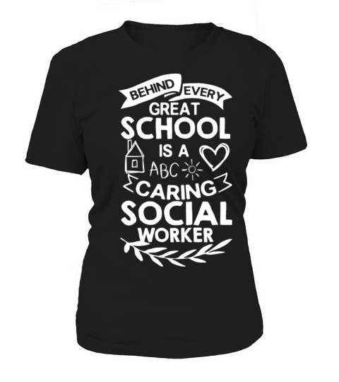 School Social Worker Quotes Appreciation Office Women's T-Shirt