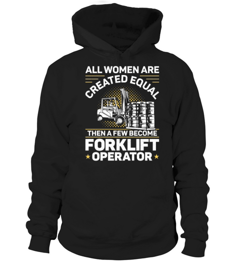 Certified Forklift Truck Operator Hoodie Unisex