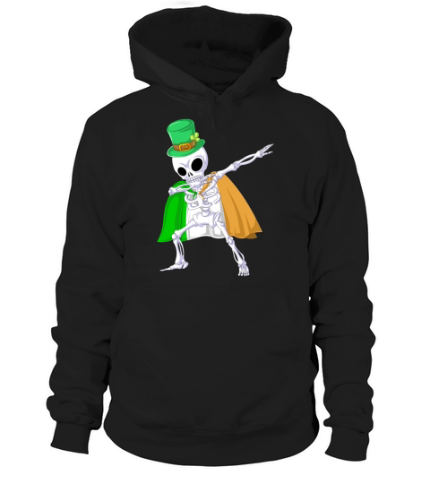 dabbing skeleton st patricks day Hoodie Unisex