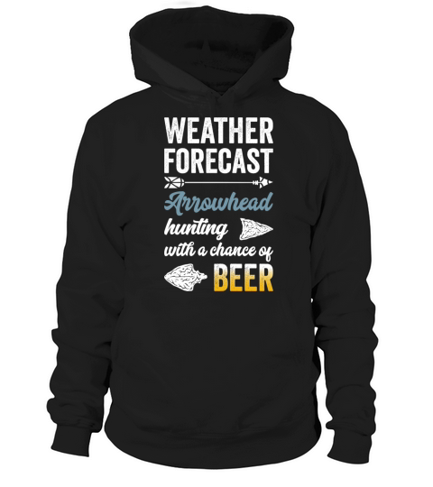 Weather Forecast Arrowhead Hunting Hoodie Unisex