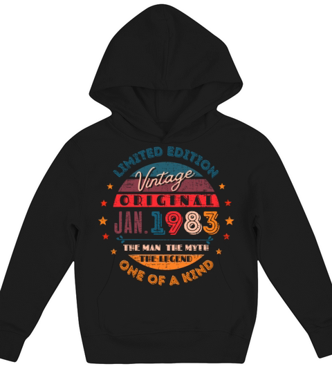 Birthday January 1983 limited edition Kids Hoodie