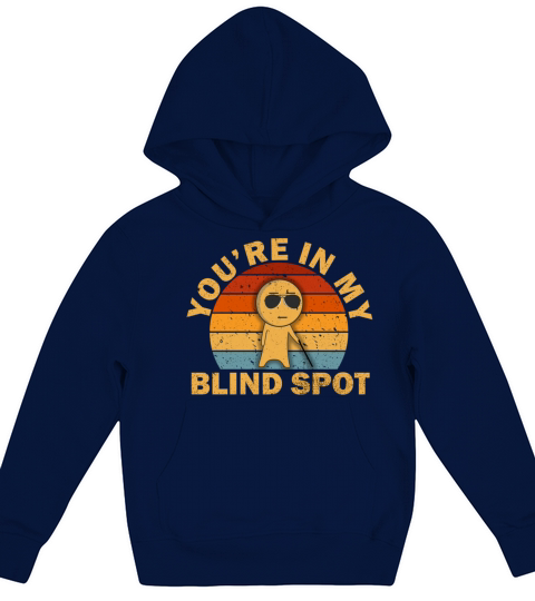 Blind Blindness Awareness Visually Impaired People Kids Hoodie