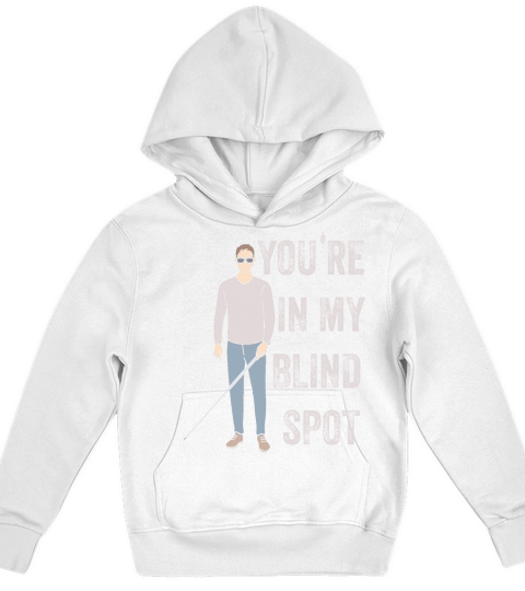 Blind Blindness Awareness Visually Impaired People Kids Hoodie