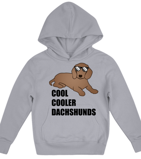 Cool Dachshund Badger Dog Lover Gift Kids Hoodie