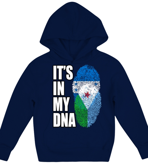 Djiboutian And Honduran Mix Heritage DNA Flag Kids Hoodie