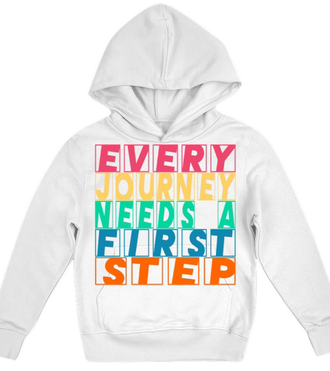 every journey needs a first step Kids Hoodie