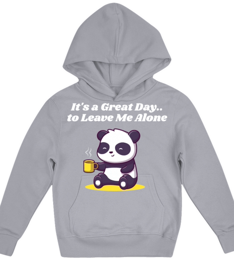 Great Day to Leave Me Alone Introvert Funny Antiso Kids Hoodie