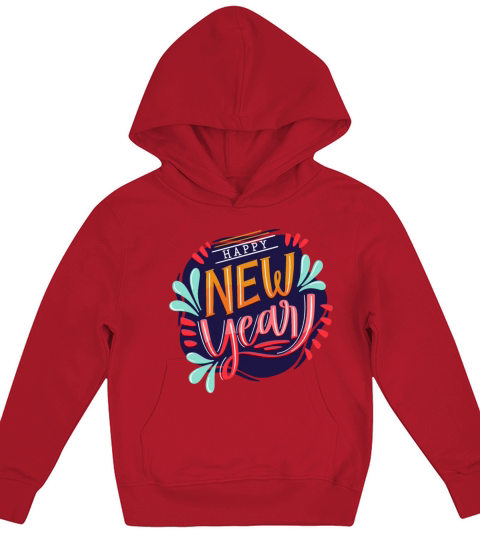 Happy New Year New Years Eve Kids Hoodie