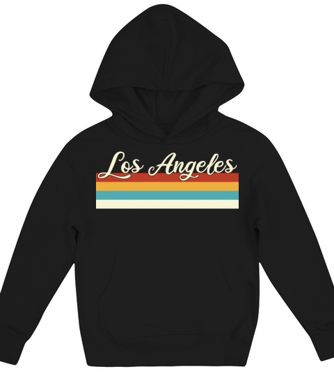 Los Angeles - California - Retro - Vintage Kids Hoodie
