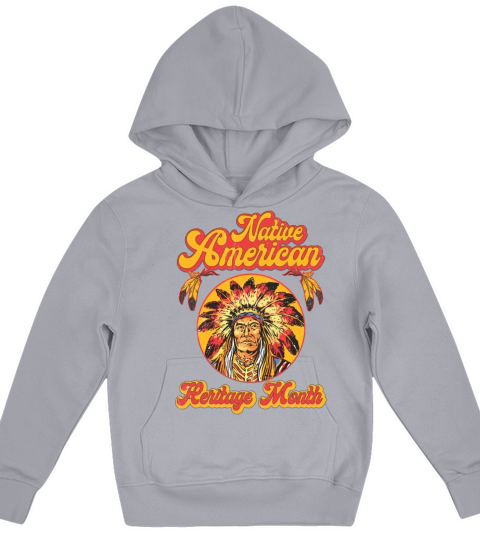 Native American Heritage Month Peace Love Native Kids Hoodie