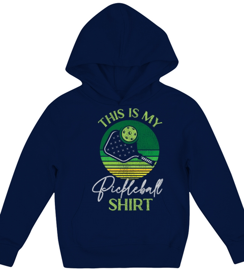 Pickleball Retro Vintage This Is Kids Hoodie