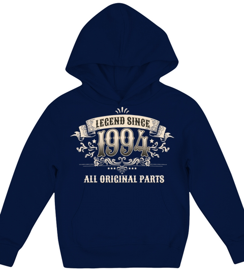 Retro Vintage Birthday Legend Since 1994 Kids Hoodie
