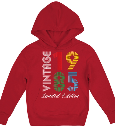 Vintage 1985 Vintage Birthday Retro Vintage Kids Hoodie