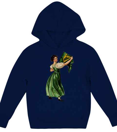 Vintage St Patricks Day Kids Hoodie