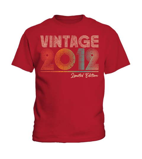 11 Years Old Vintage 2012 11th Birthday Gifts Kids T-Shirt