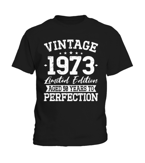 50th birthday vintage 1973 50 years Kids T-Shirt