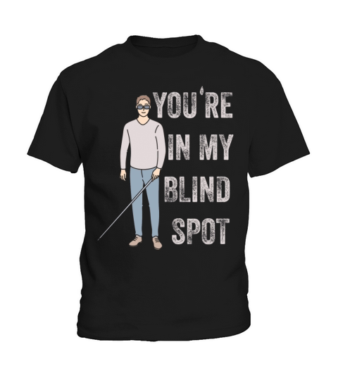 Blind Blindness Awareness Visually Impaired People Kids T-Shirt