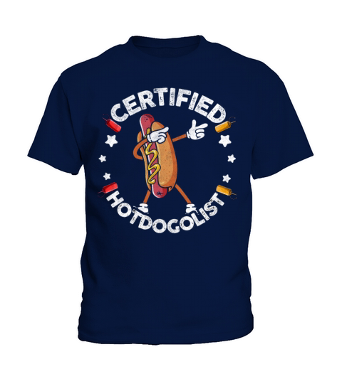 Cool Hot Dog Design For Men Women Boys Sausage Hot Kids T-Shirt
