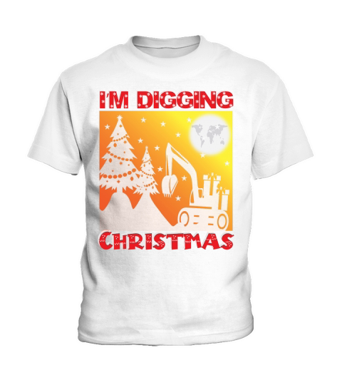 Im digging christmas shirt Kids T-Shirt