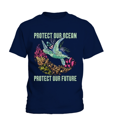 Marine Biology Protect Our Ocean Loves Marine Life Kids T-Shirt