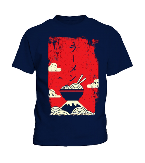 Ramen Noodles Japanese Vintage Kids T-Shirt