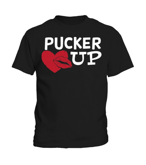 Valentimes Day Pucker Up Lips Valentine Day Gift81 Kids T-Shirt