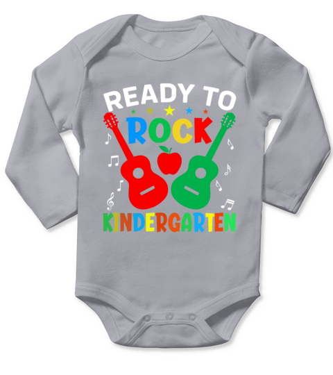 100 Days Of School Design for Kindergarten Teacher Long Sleeve Baby One-Piece
